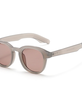 【圆框系列】高级感冷茶色墨镜男女款个性复古防紫外线太阳眼镜潮