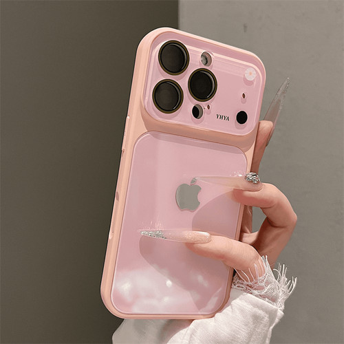 ins超好看秒变17大视窗玻璃适用iphone17promax苹果16手机壳15ProMax新款16pm防指纹13男女12全包14pro防摔套