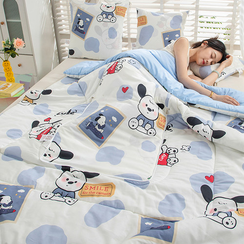 2025新款全棉印花抱枕被子两用