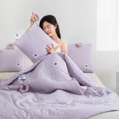 全棉抱枕被子两用二合一纯棉夏被