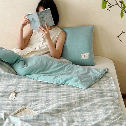 全棉抱枕被子两用二合一汽车靠垫