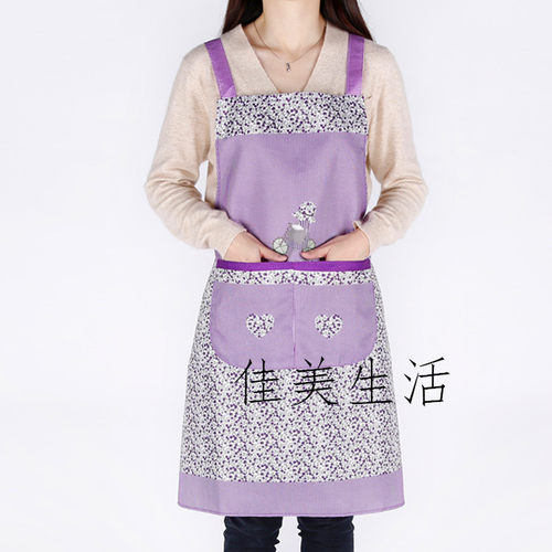 薄款透气做饭背带式防油污围腰