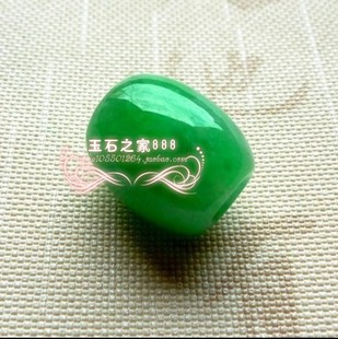 翡翠色路路通吊坠冰满绿转运珠挂件男女锁骨链玉坠路路通玉石吊坠