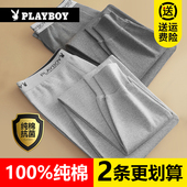 薄款 打底衬裤 新款 秋裤 秋冬季 纯棉全棉保暖裤 线裤 花花公子男士 大码
