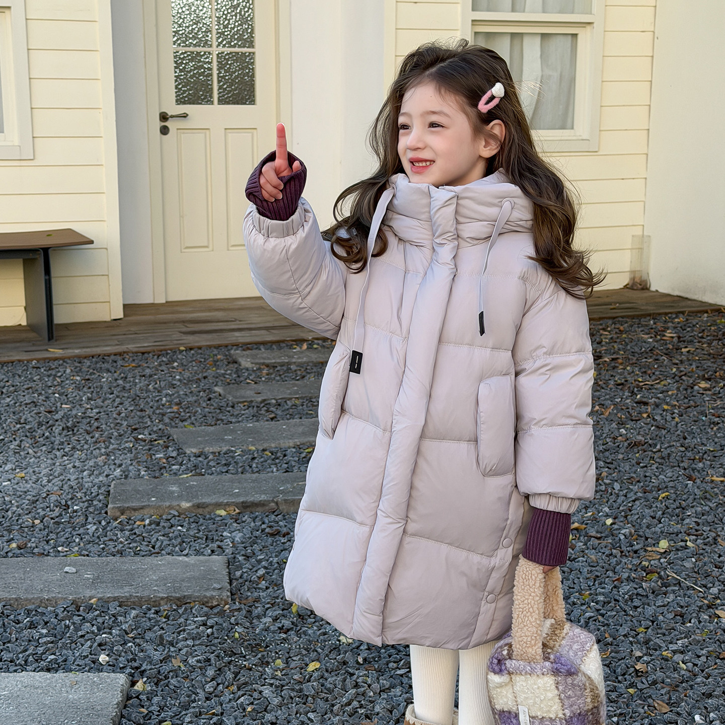 女童羽绒服中长款2025新款加厚90白鸭绒儿童保暖防风冬装外套,童装/婴儿装/亲子装,羽绒服,淘宝优惠券,粉丝福利购,淘宝优惠卷