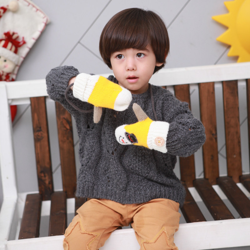 Gants pour enfants en de laine - Ref 2146894 Image 5