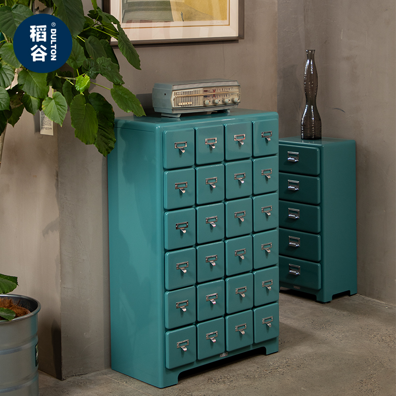 DULTON金属简约24屉斗柜