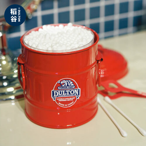 稻谷dulton复古台面金属收纳桶