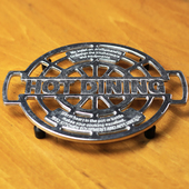 置物餐具收纳架 烤盘炒锅防烫锅垫 稻谷藏库 台湾制铸铝隔热锅架