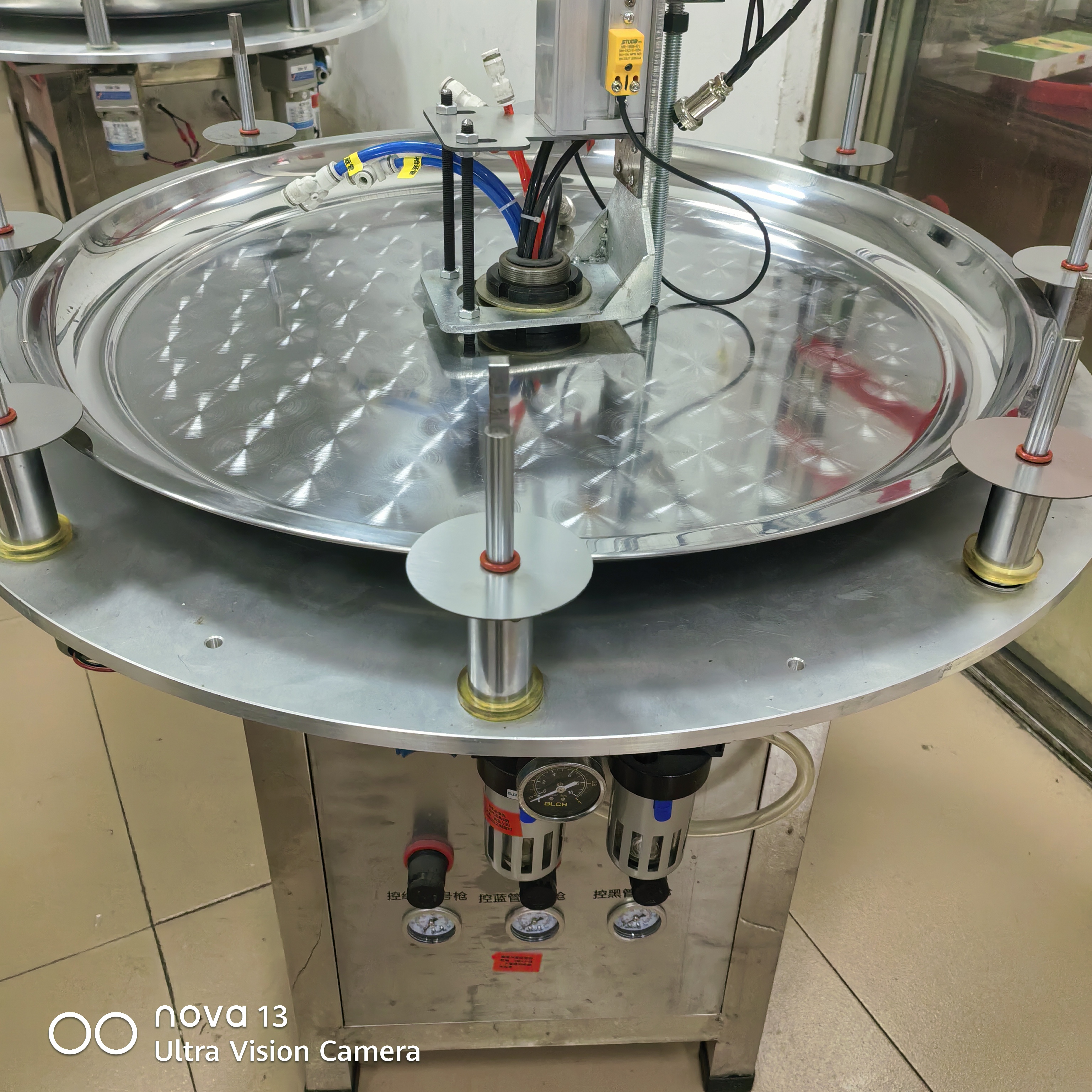 多功能喷涂机 4转8工位600行程两用一体全自动转盘反复喷涂机