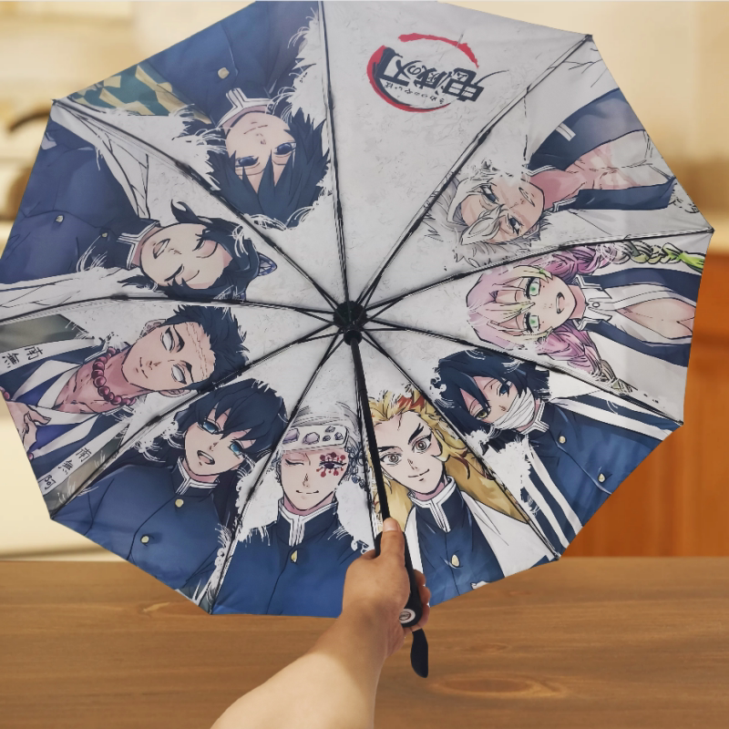 鬼灭之刃周边雨伞自动卡通动漫晴伞