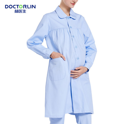 林医生孕期加厚宽松秋冬款护士服