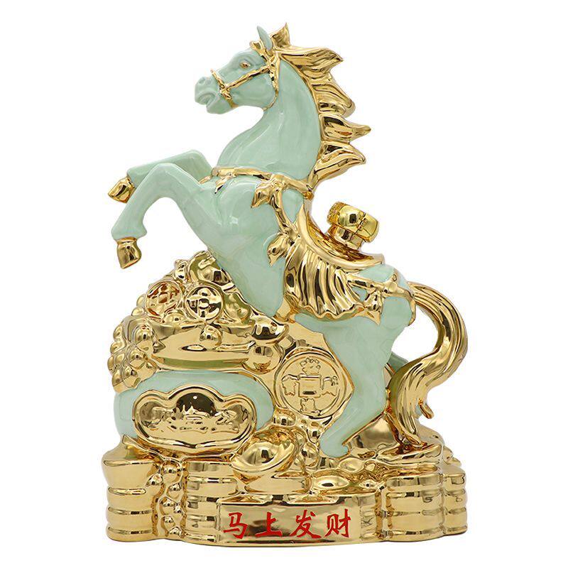 永丰牌北京二锅头马上发财清香型白酒56度2.5L*1瓶纯粮食酒送礼