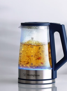 西屋家用电水壶热水壶高硼硅玻璃电水壶智能断电 电热水壶WEK-C43