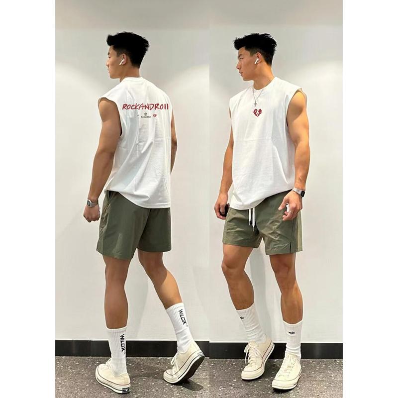 百搭宽松坎肩背心男夏季潮牌纯棉