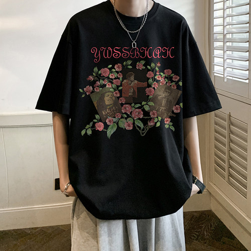 qt短袖潮青年重磅美式vibe风