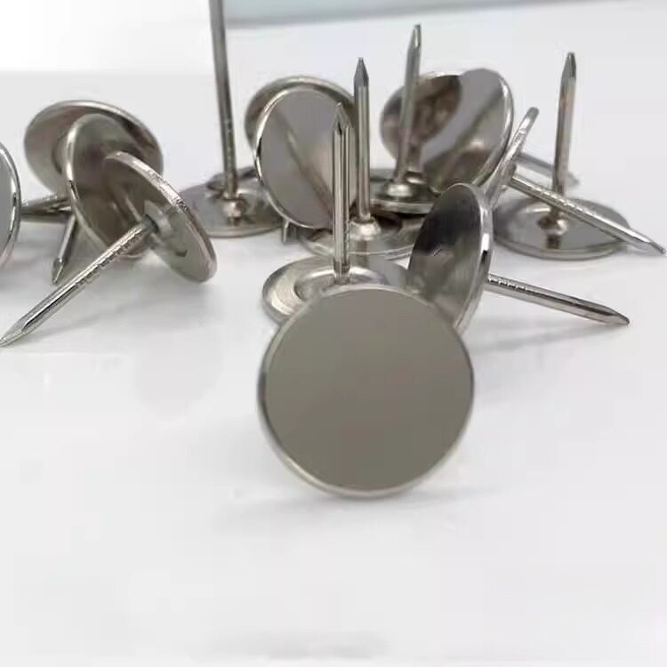 软包图钉摁钉大头钉打孔安全家用水泥钢钉加长平头钉大号耐电镀