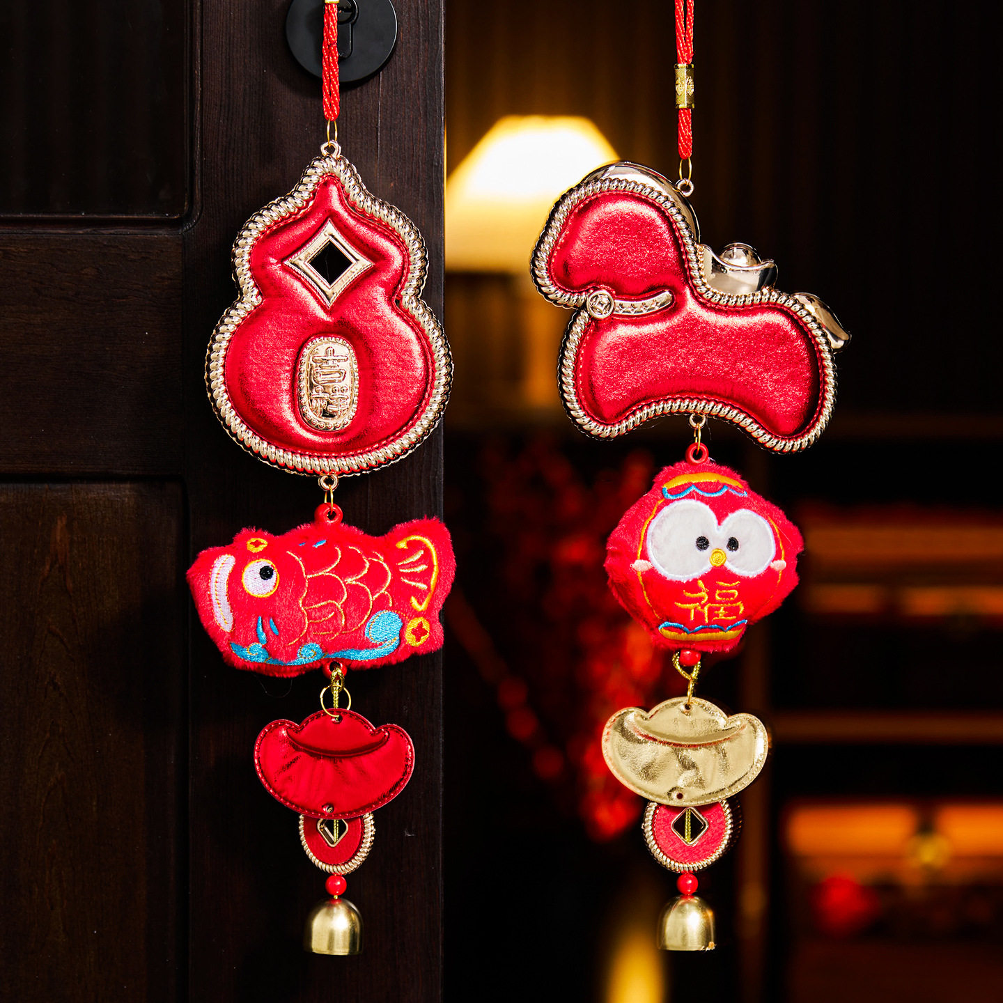 2026马年新款元旦新年装饰小挂件生肖门挂福禄室内春节氛围布置,特色手工艺,其他特色工艺品,淘宝优惠券,粉丝福利购,淘宝优惠卷