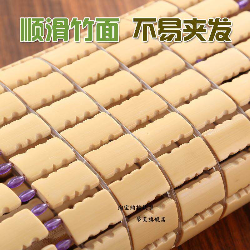 夏天麻将竹枕头空心透气单人凉爽竹子枕头护颈汗蒸房夏季凉席枕头