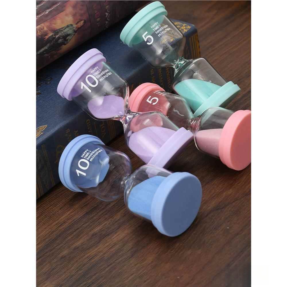 时间沙漏计时器防摔3/5/10/20/30/45/60分钟儿童刷牙专用学习摆件