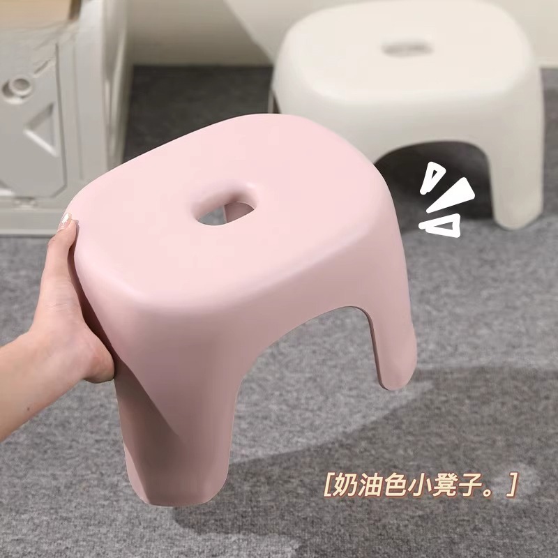 小凳子矮凳塑料儿童卡通椅子加厚脚踏凳浴室防滑家用客厅板凳824