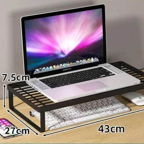 电脑增高架桌面收纳笔记本散热底座宿舍办公室收纳神器键盘托架子