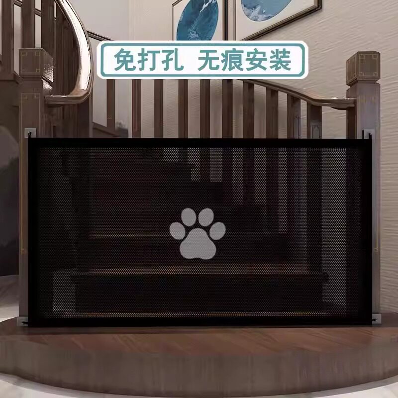 楼梯护栏儿童安全门栏防护栏婴儿门栏隔断门宝宝宠物安全围栏门网