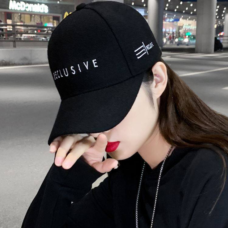 棒球帽女时尚潮网红款刺绣遮阳韩版鸭舌帽2025新款百搭春夏帽子