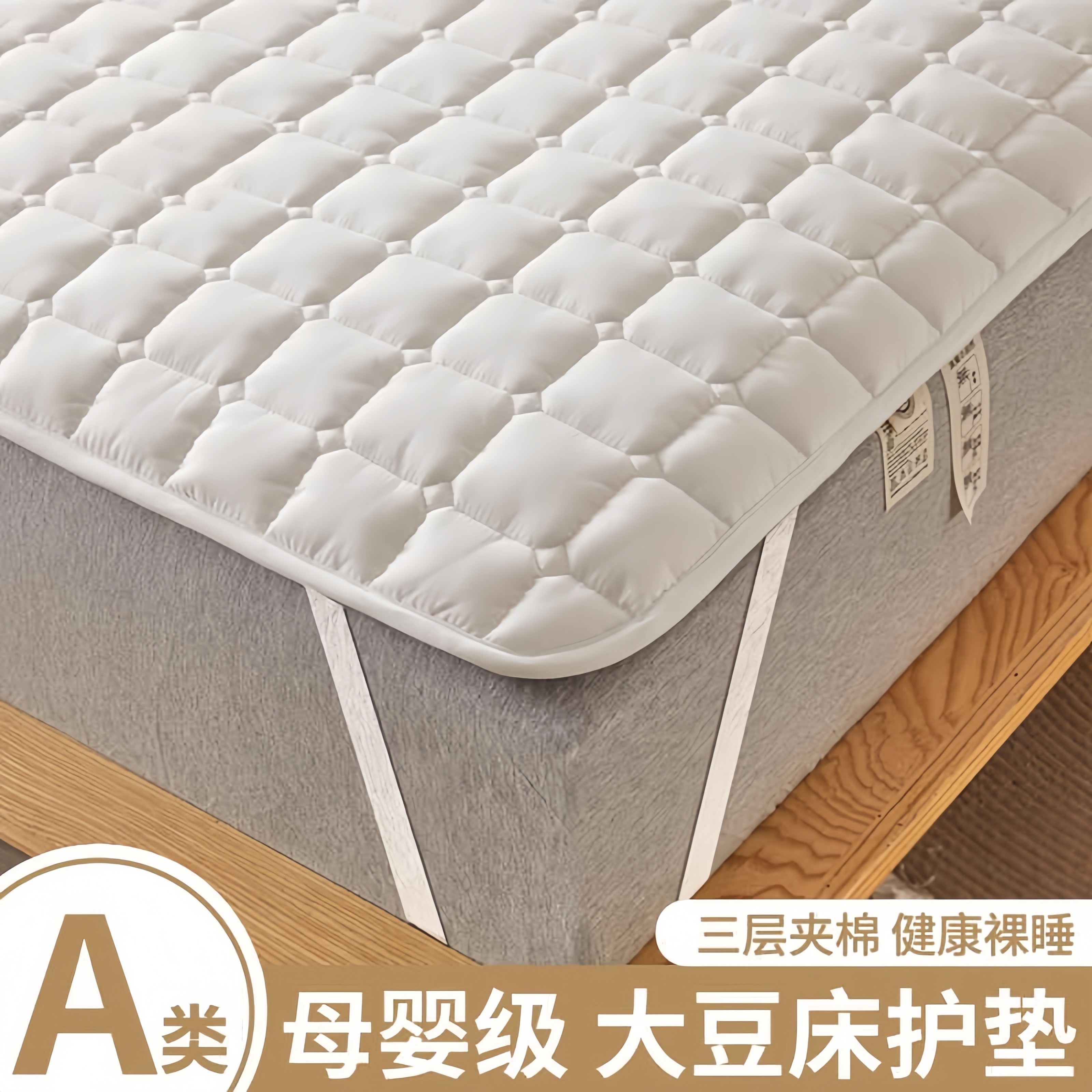 新款A类床垫软垫家用卧室垫被褥子防滑宿舍学生单人席梦思保护垫