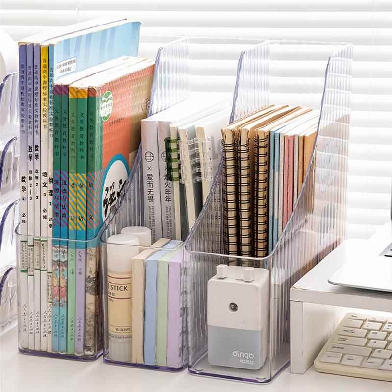 学生书立架书架立架桌面收纳盒书夹固定书本挡板书桌办公桌置物架