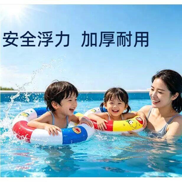 泡沫游泳圈儿童游泳圈成人男女免充气游泳圈初学者实心圈浮圈包邮