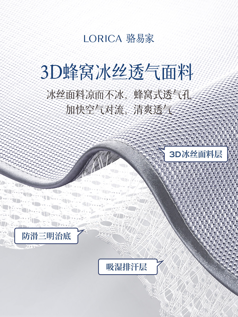 罗艺佳2025新款冰丝沙发垫夏季可洗凉垫防滑套布麻将垫中国藤垫