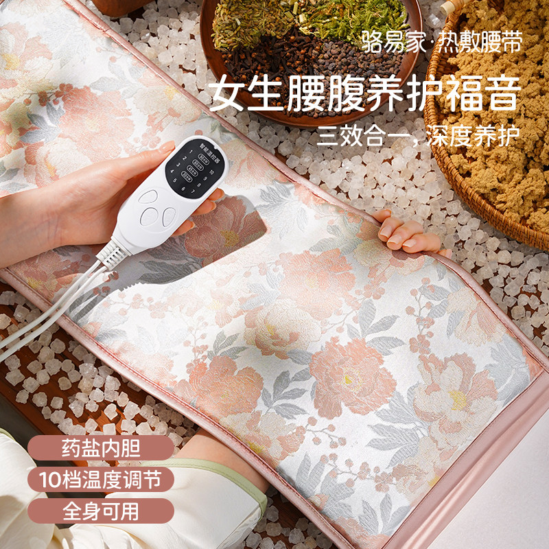 骆易家盐袋海盐粗盐热敷包电加热家用肩颈腰部电热理疗袋子艾灸包