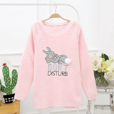 睡衣女秋可外穿萌款大码宽松