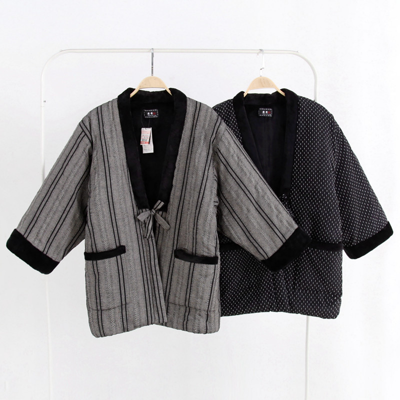 日本男女高档全棉和服日式加厚保暖棉服半缠系带情侣家居外套上装|ruв категории Нижнее белье, пижамы. - от Buy2taobao.com для оказания профессиональной услуги покупки агента Taobao