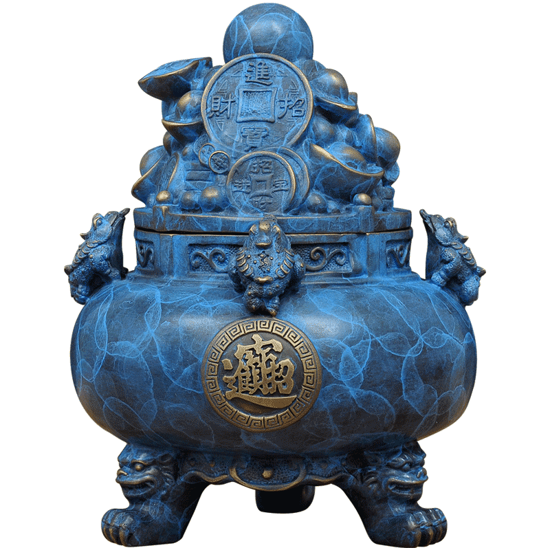 摆件纯铜招财家居客厅开业存钱罐