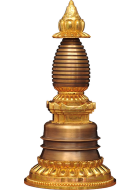 摆件莲花菩提塔法器家用佛堂