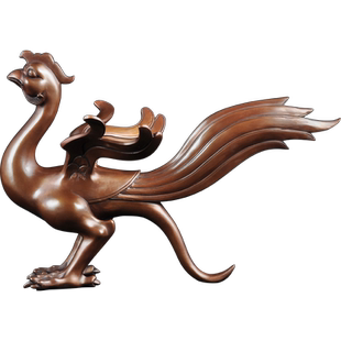 紫铜四大神兽摆件四方瑞兽青龙白虎玄武朱雀四方神一套客厅装饰品