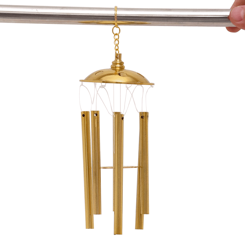 黄铜风铃挂饰阳台招财佛堂工艺品