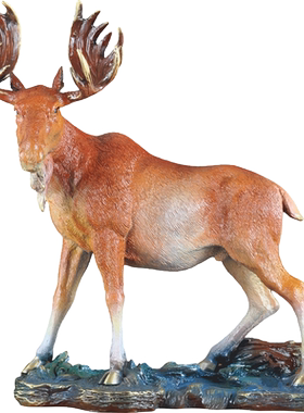 彩铜羚羊摆件铜羊工艺品家居客厅电视柜藏羚羊装饰品乔迁新居礼品