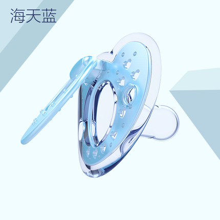 鲁茜婴儿硅胶安抚奶嘴新生儿宝宝安慰奶嘴0-6-18个月安睡型奶嘴