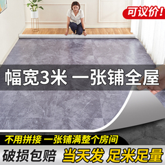 3米宽地板革家用一整张水泥地直接铺防水防滑加厚耐磨PVC塑胶地垫
