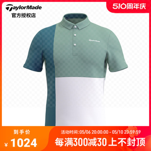 POLO衫 Taylormade泰勒梅高尔夫服装 休闲T恤短袖 23新款 男士 U21415