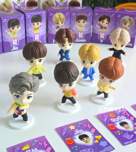 韩国代购新款正品 麥當勞 防弹少年团BTS2025年tinytan 模型娃娃