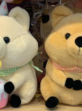 韩国代购 正品 柳熙宰同款柿子椒熊QUOKKA可爱生日袋鼠熊毛绒公仔