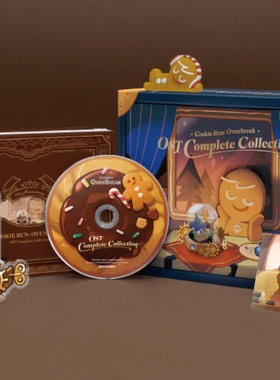 韩国代购跑跑姜饼人cookie run王国周边 限定迷你音樂年曆记事本