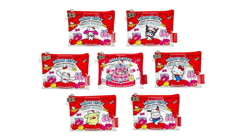韩国代购三丽鸥sanrio hello kitty凯蒂猫50周年限定PVC收纳包