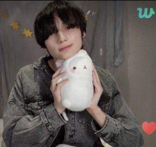 韩国代购 txt 休宁凯 molang土豆兔抱枕玩偶可爱毛绒娃娃/包掛件