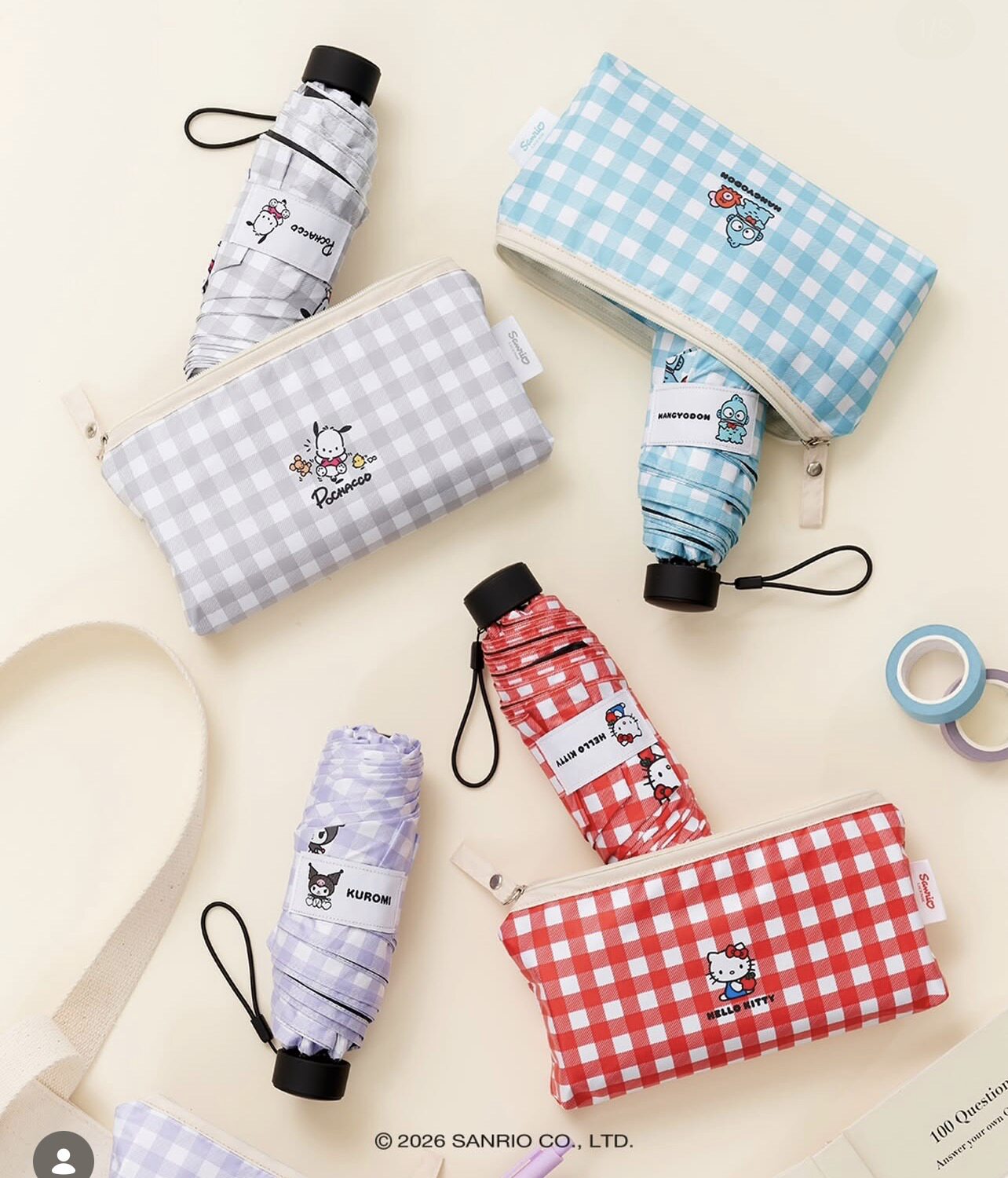 韩国代购限定正品HelloKitty凯蒂猫伞v同款遮阳防晒太阳伞直伞