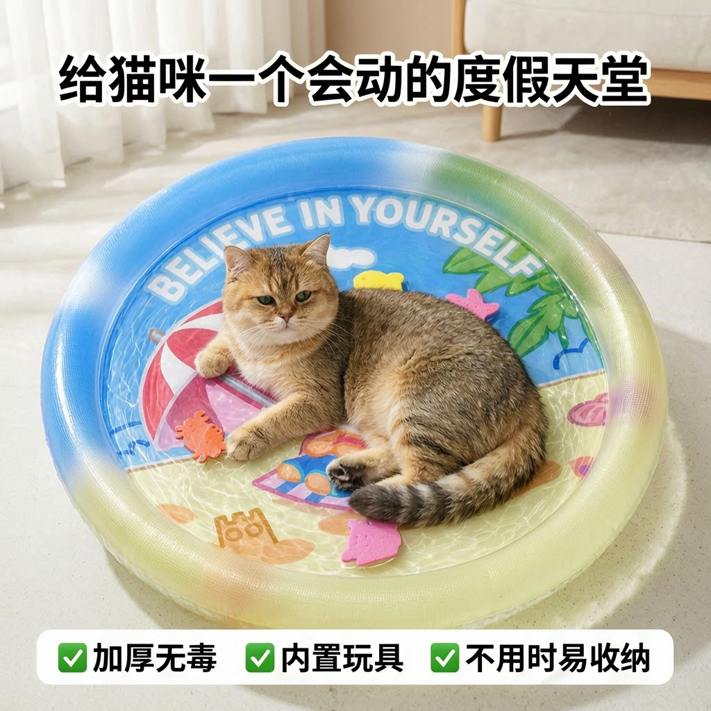 宠物水床冰垫猫咪冰凉垫狗狗凉席降温加厚防抓夏季冰窝清凉垫水垫